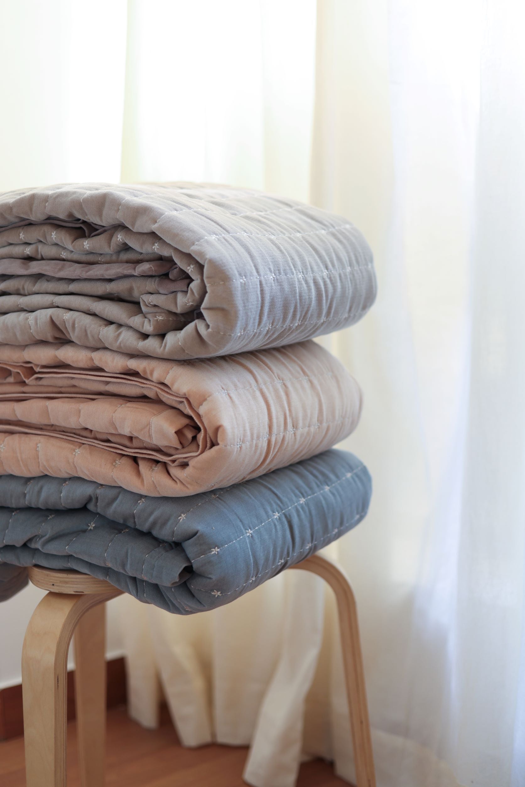 Sitara Blush Cotton Quilt