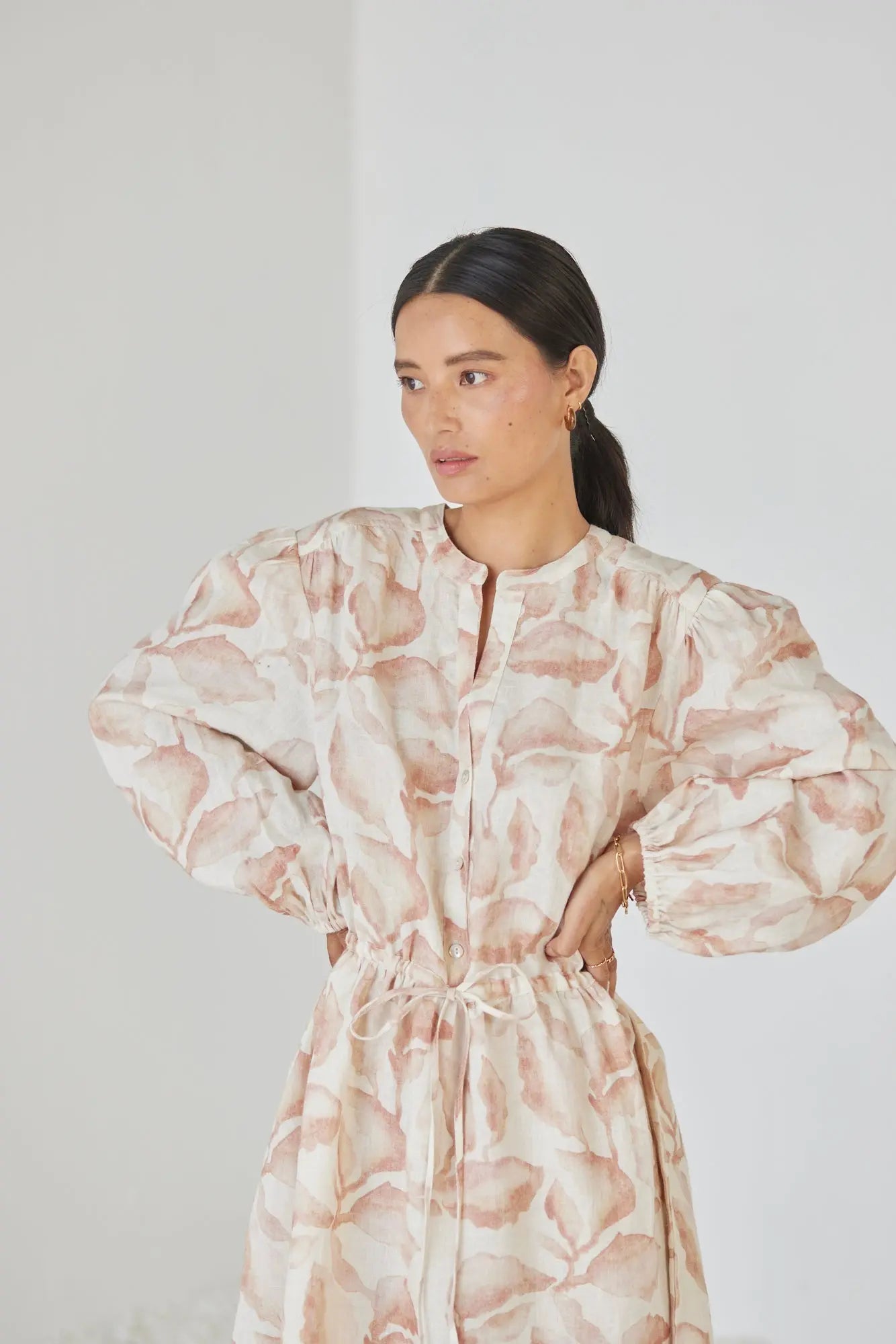 Peony Cascade Blush Dress SanctuaryLiving