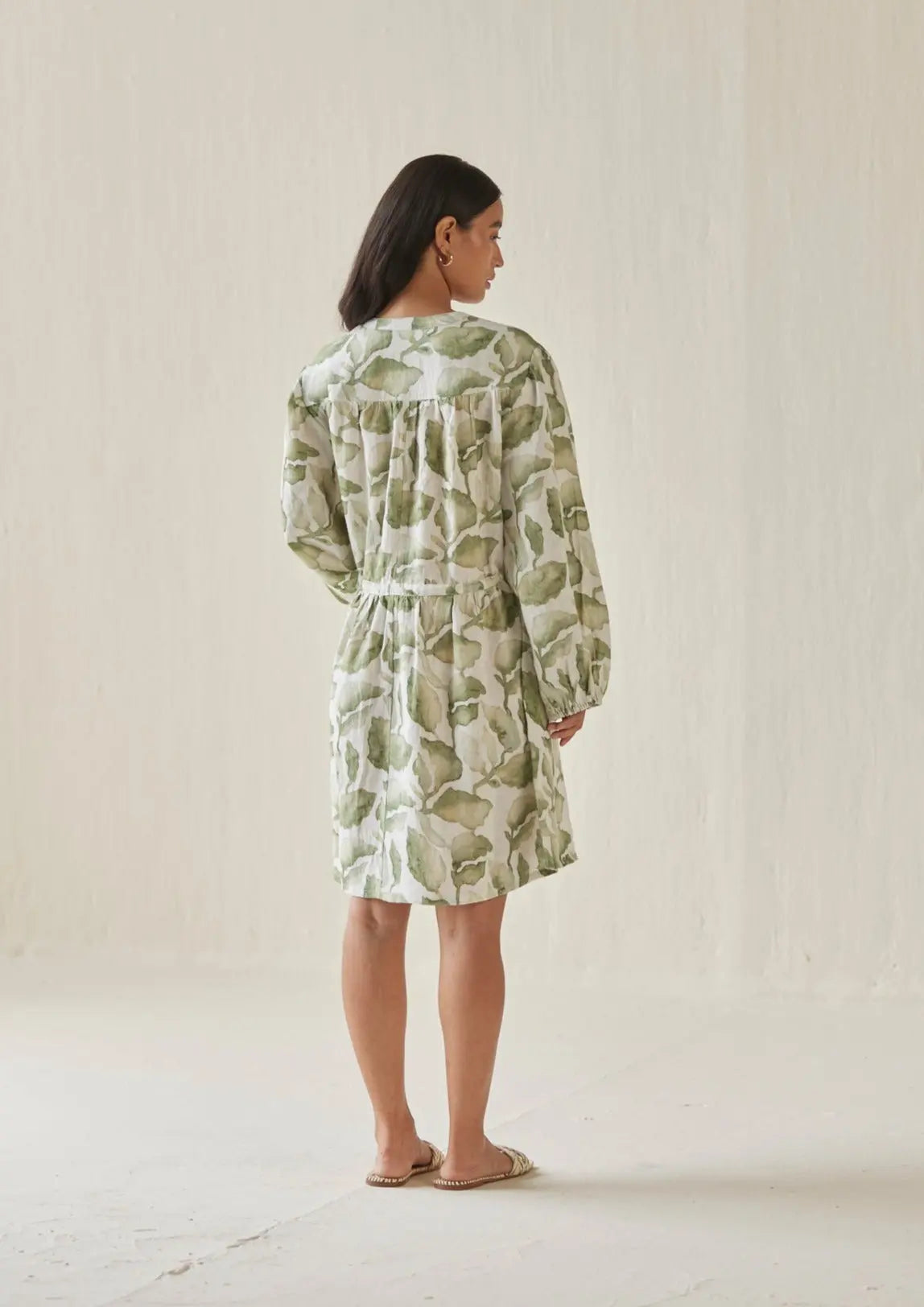 Peony Cascade Green Dress SanctuaryLiving