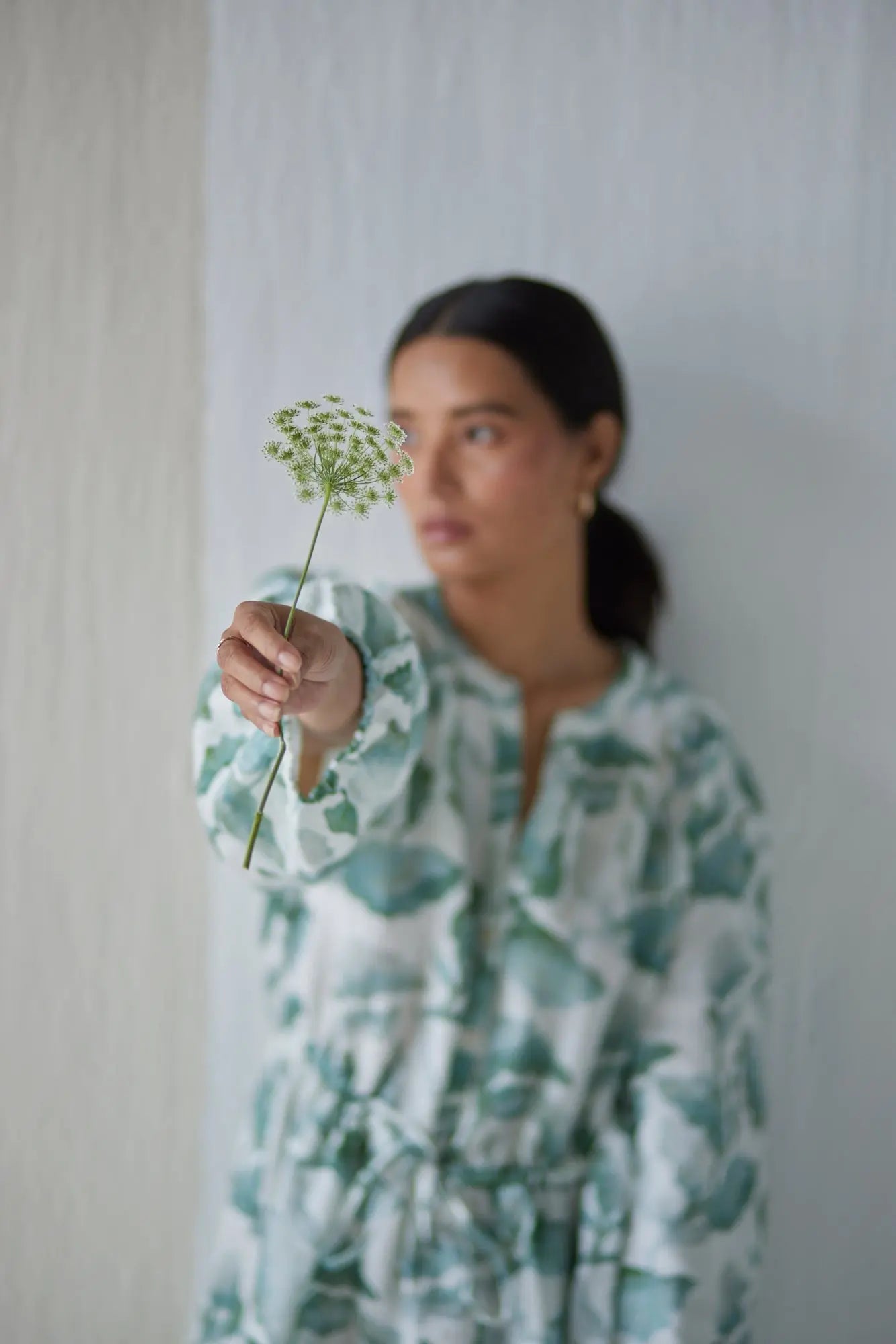 Peony Cascade Teal Dress SanctuaryLiving