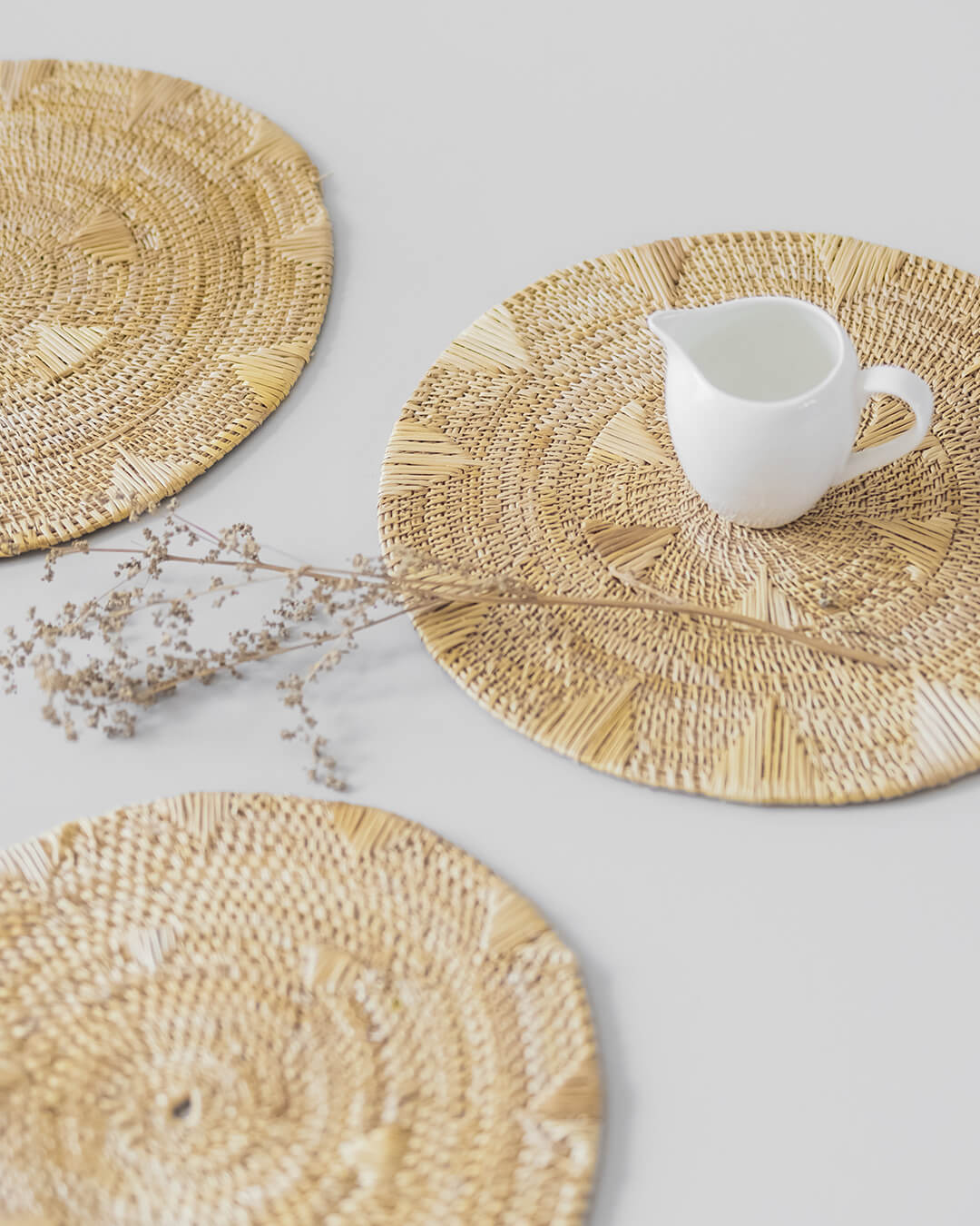 Patterned Grass Placemats-Set of 4