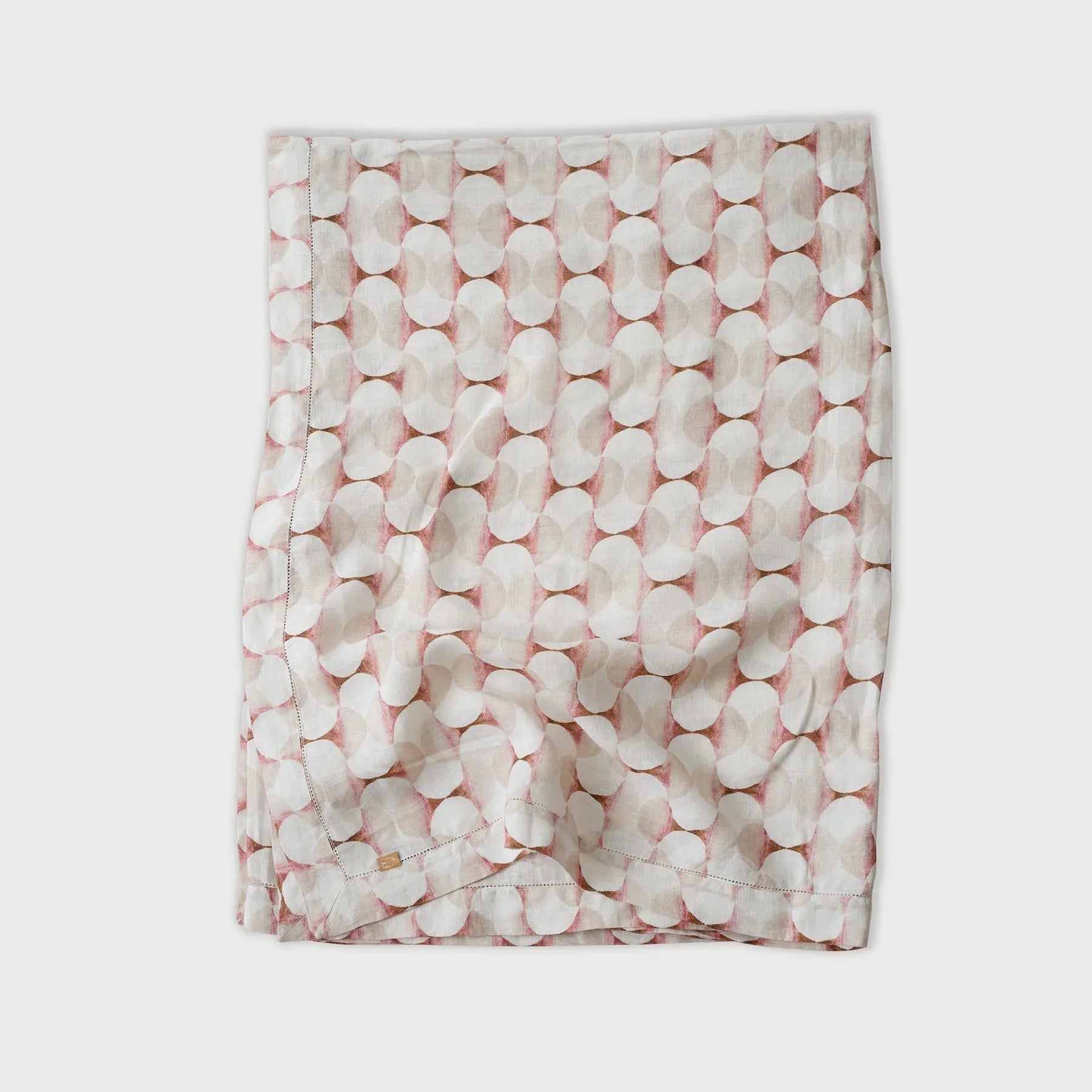 Cove Blush Linen Table Cover SanctuaryLiving