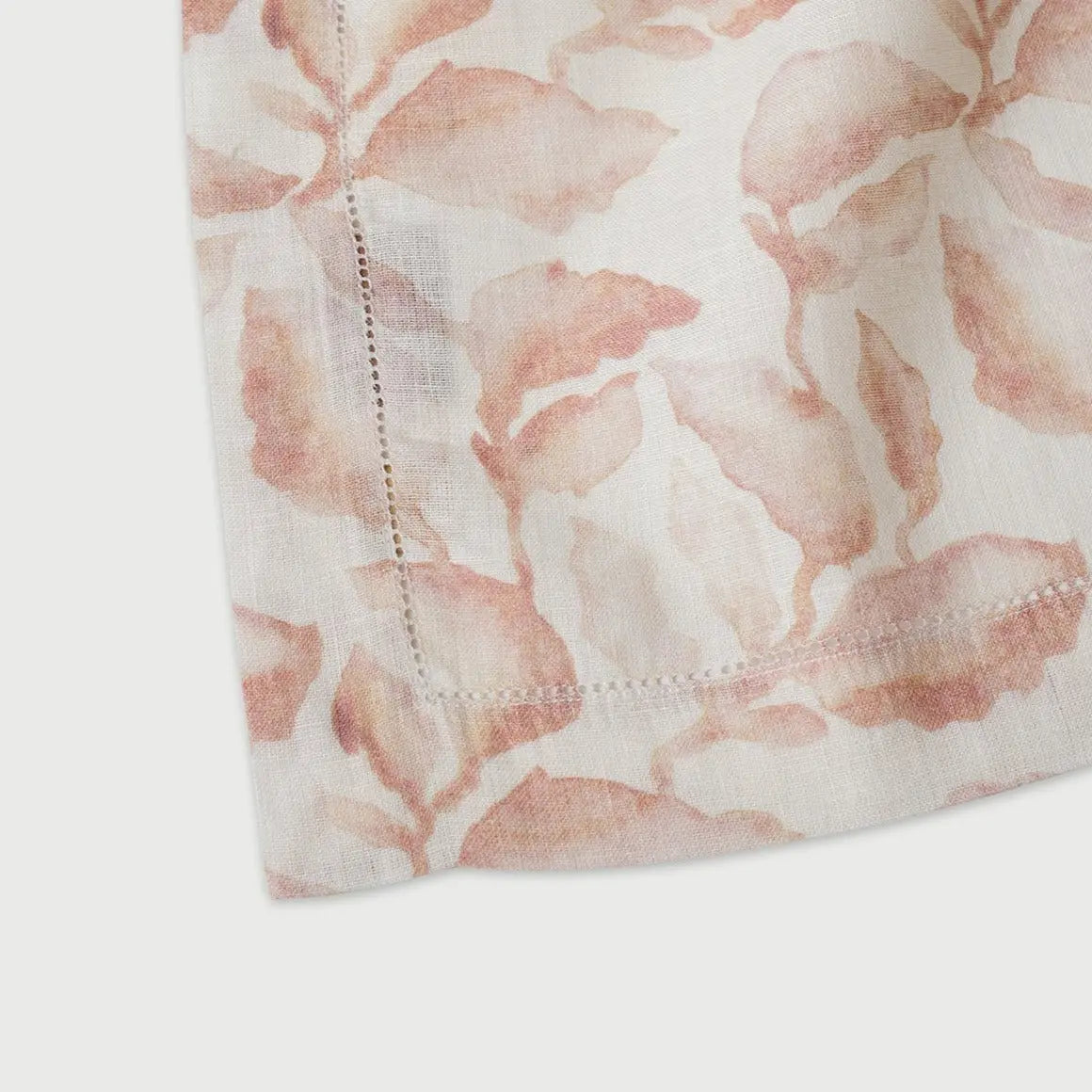 Cascade Blush Linen Table Runner SanctuaryLiving