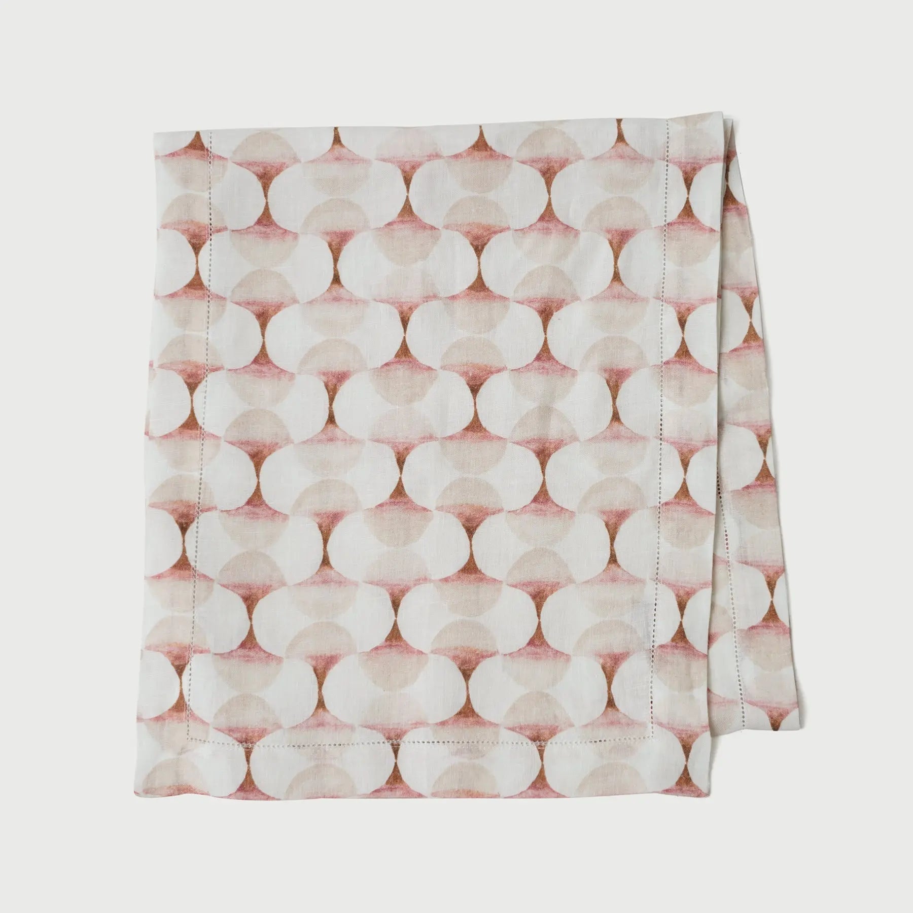 Cove Blush Linen Table Runner SanctuaryLiving