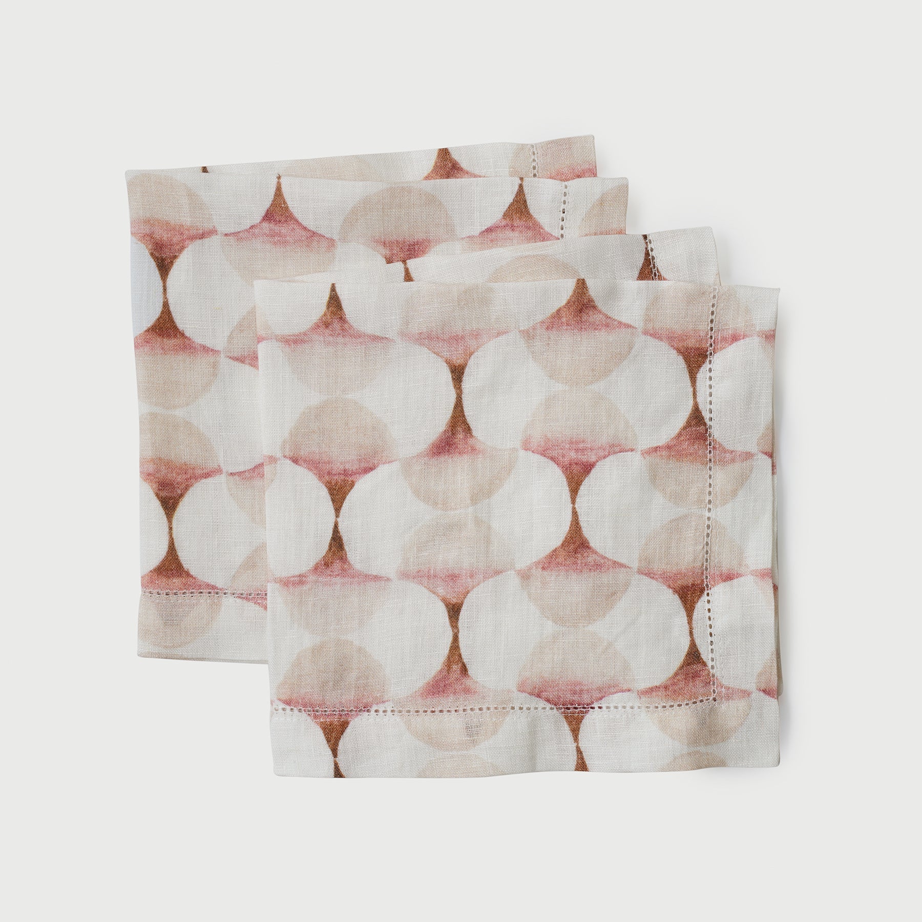 Cove Blush Linen Table Napkins-Set of 2