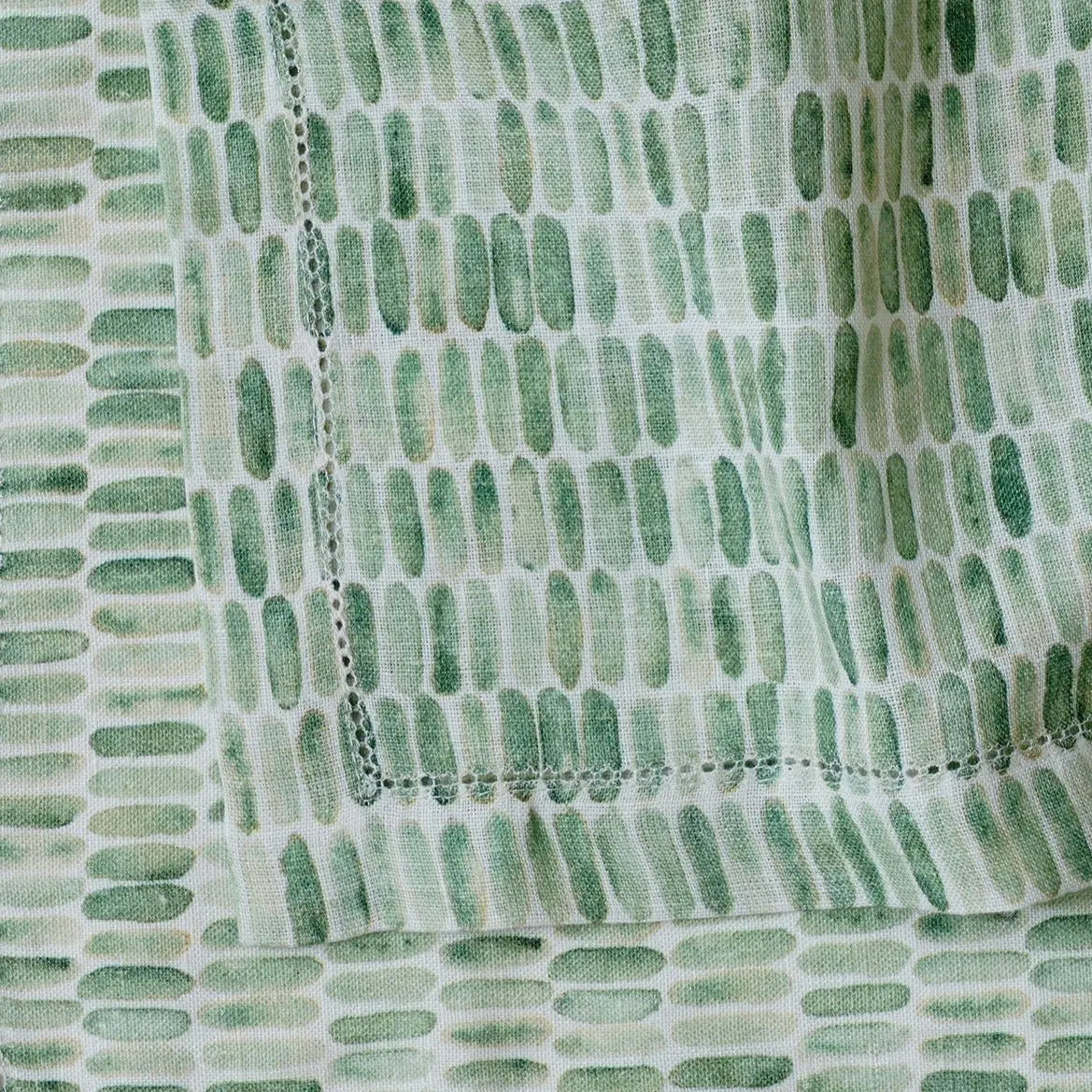 Speckle Green Linen Table Napkins-Set of 2 SanctuaryLiving