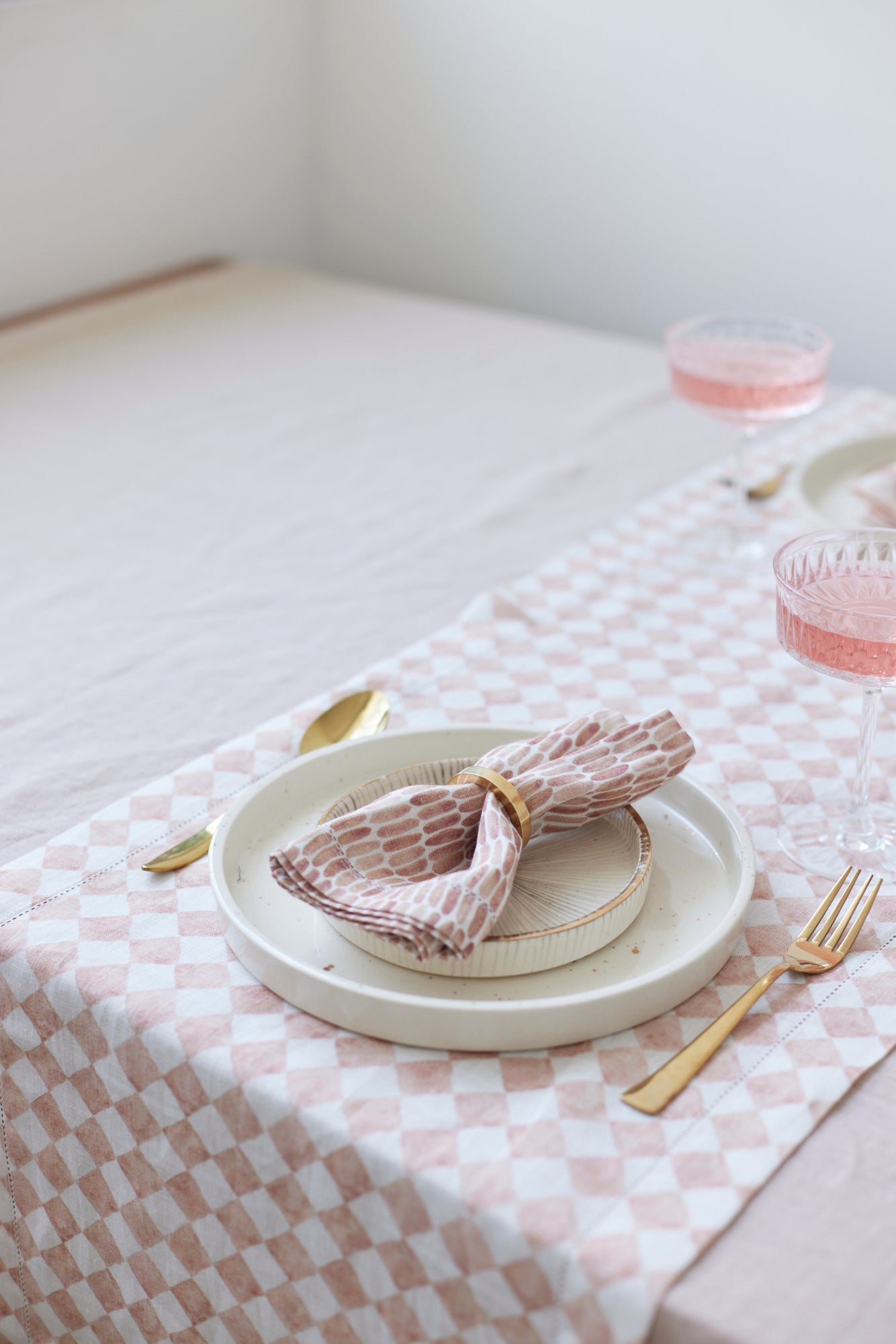 Speckle Spice Linen Table Napkins-Set of 2