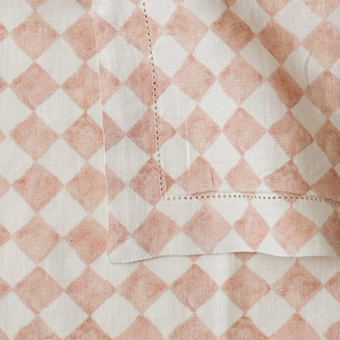 Checker Blush Table Mats-Set of 2 SanctuaryLiving