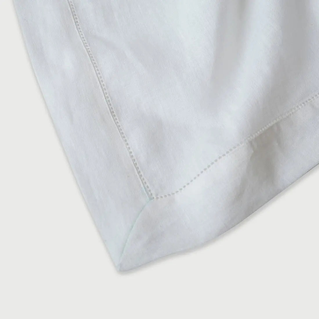 White Linen Table Cover SanctuaryLiving