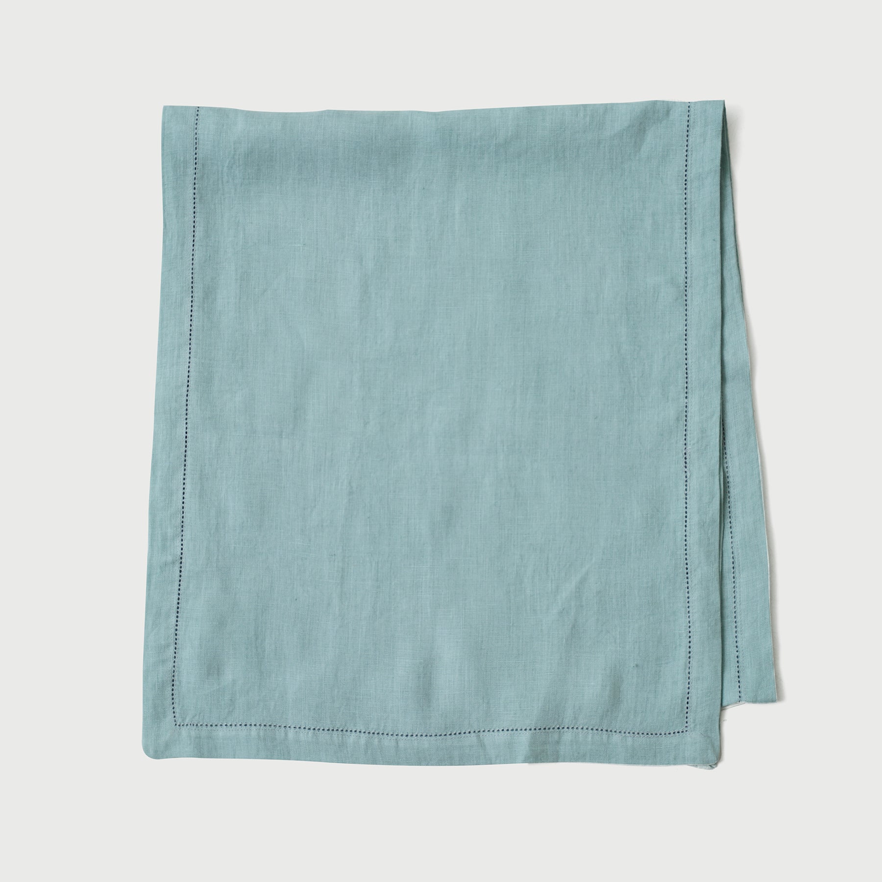 Powder Blue Linen Table Runner