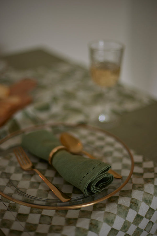 Fern Linen Table Napkins | Set of 2