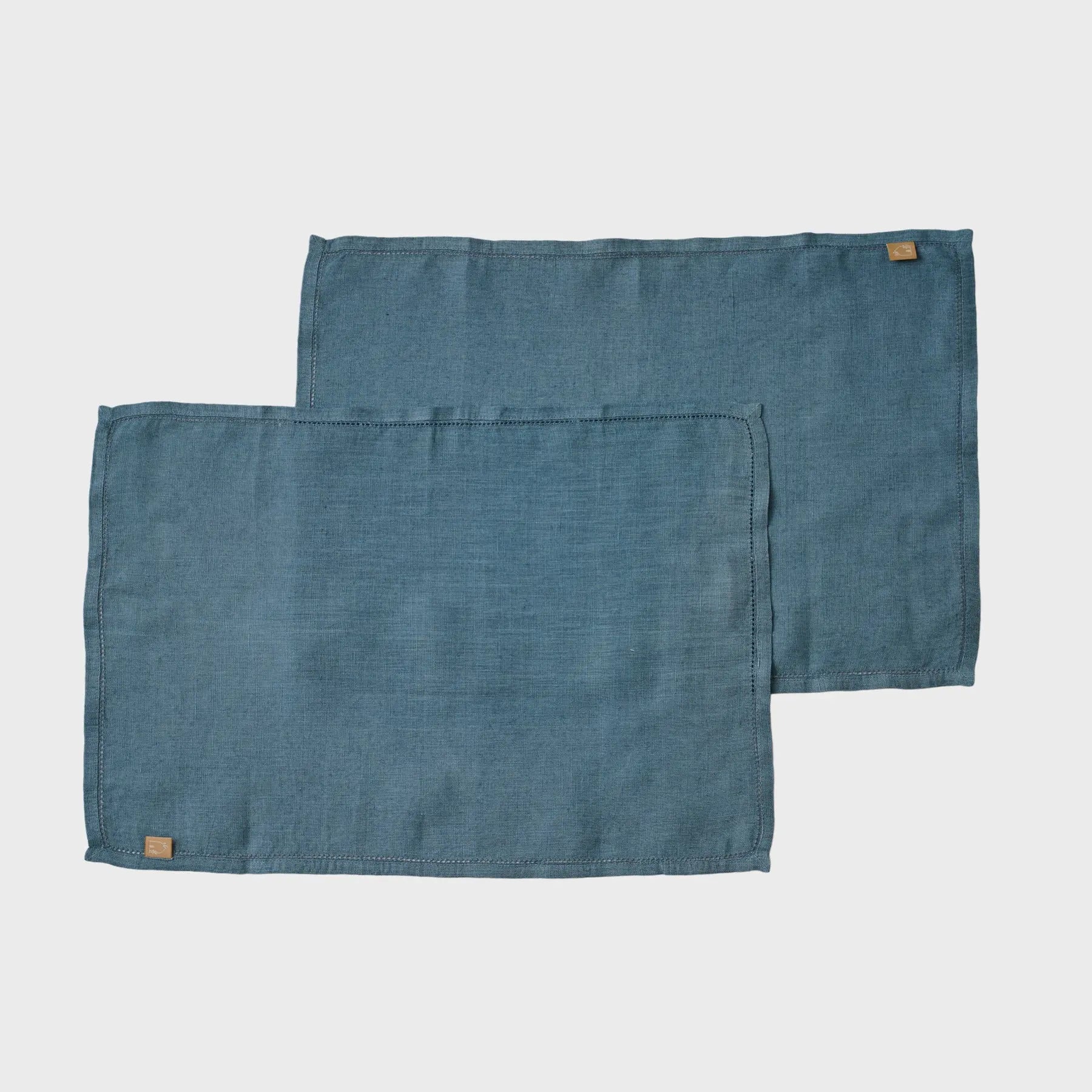 Azure Linen Table Mats-Set of 2 SanctuaryLiving