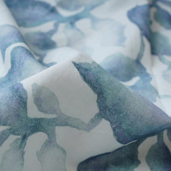 Cascade Blue Printed Fabric