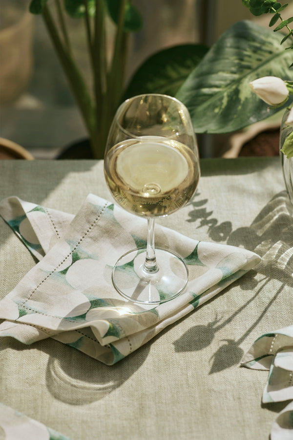 Cove Teal Linen Table Napkins | Set of 2