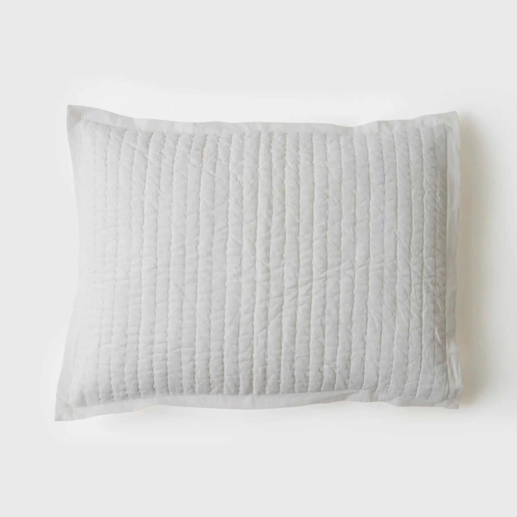 Hand Kantha Ivory Pillow Cover SanctuaryLiving