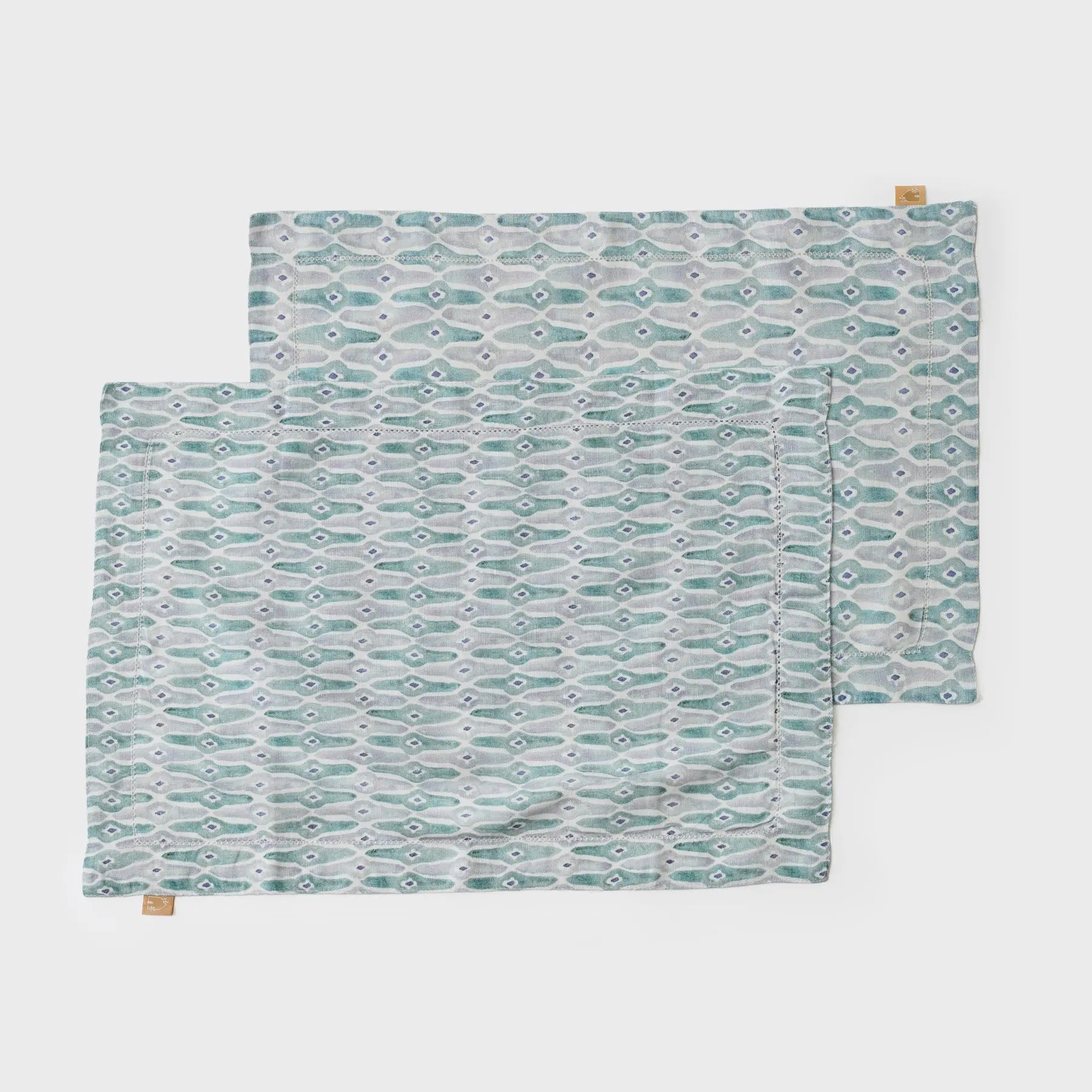 Mosaic Blue Table Mats-Set of 2 SanctuaryLiving