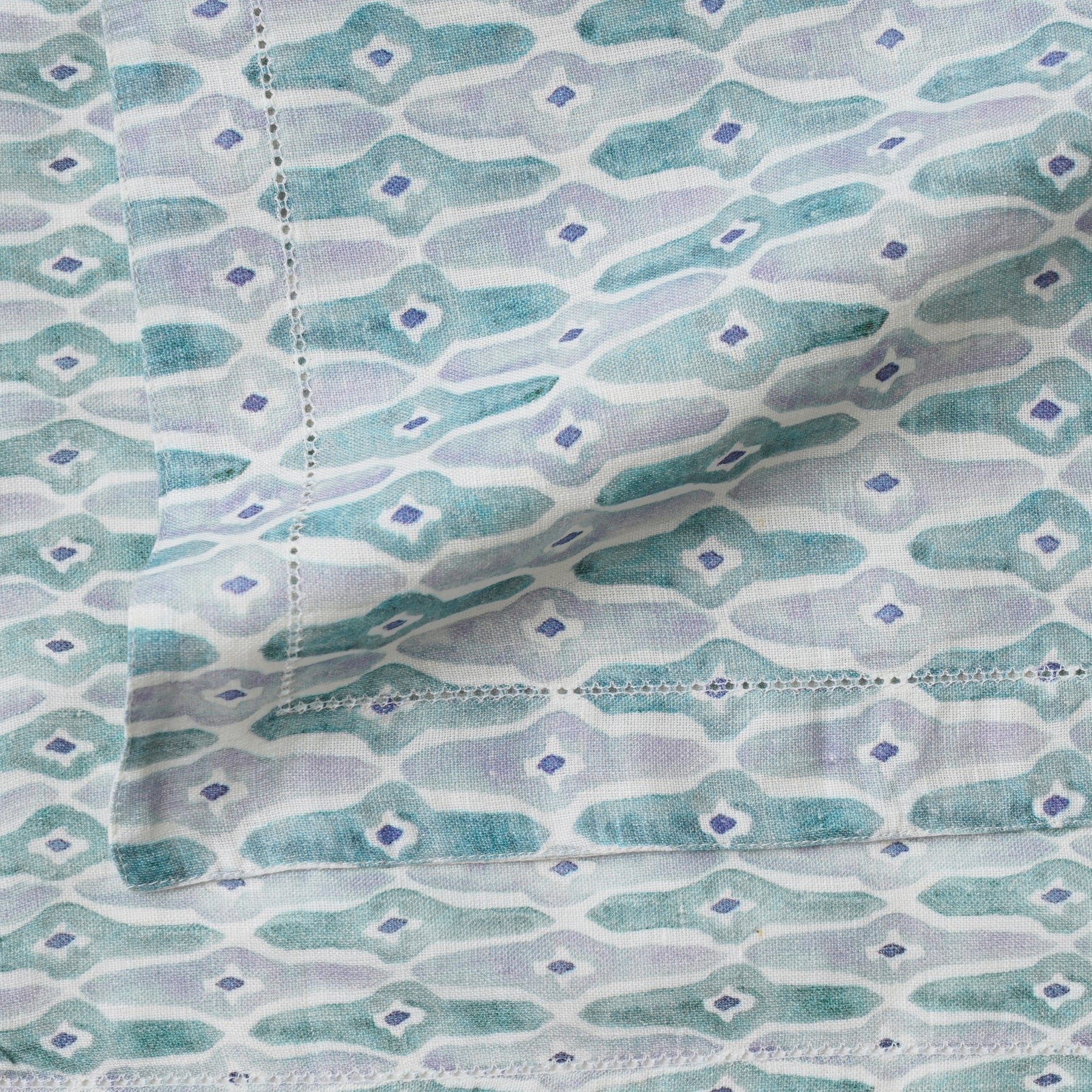 Mosaic Blue Table Mats-Set of 2