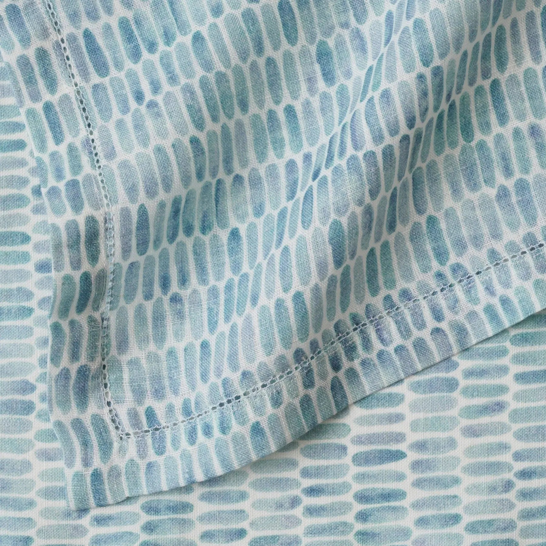 Speckle Blue Linen Table Napkins-Set of 2 SanctuaryLiving