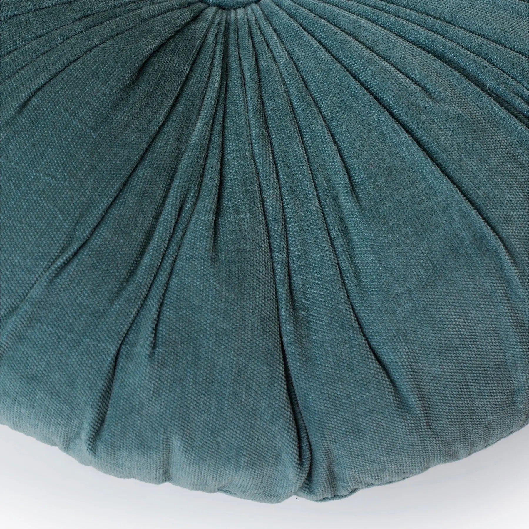 Cuddle Teal Velvet Round Cushion SanctuaryLiving