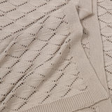 Hygge Sand Knitted Blanket