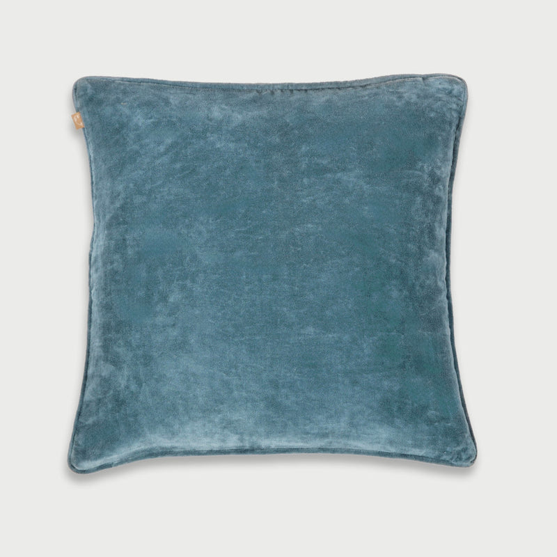Azure Velvet Cushion Cover