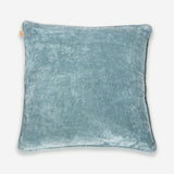 Soft Blue Velvet Cushion Cover