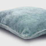 Soft Blue Velvet Cushion Cover