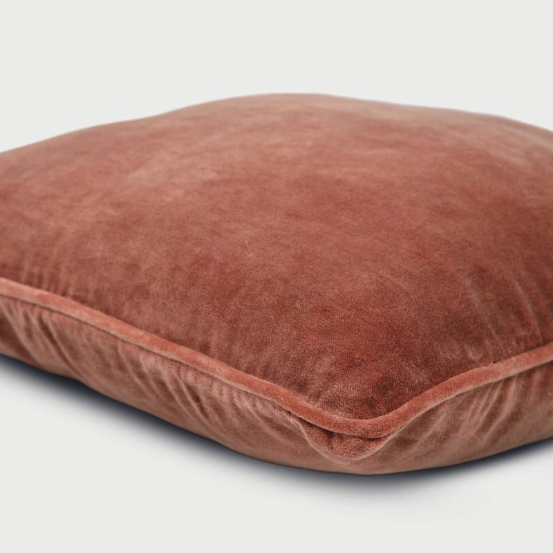Rhubarb Velvet Cushion Cover