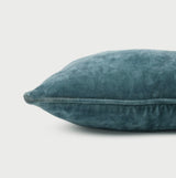 Teal Blue Velvet Cushion Cover