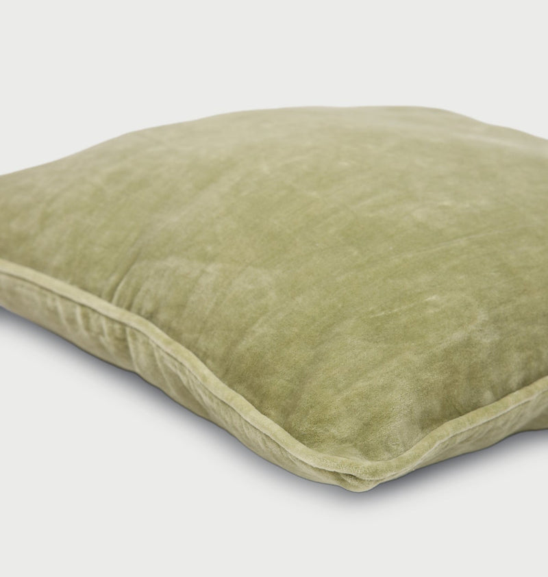 Moss Green Velvet Cushion Cover