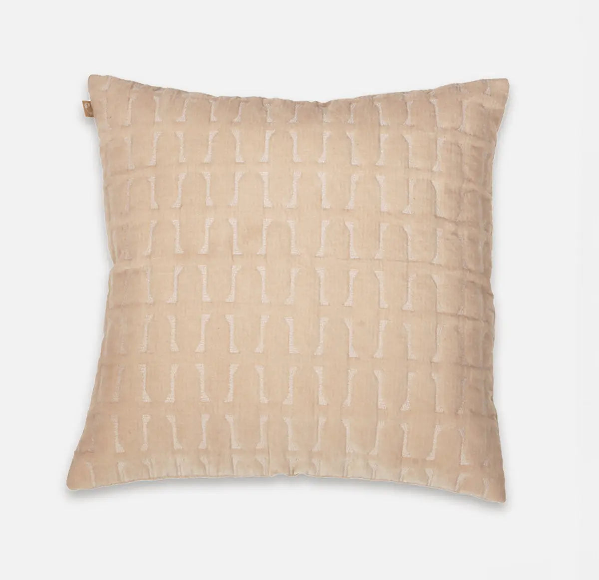 Twig Blush Embroidered Velvet Cushion Cover SanctuaryLiving