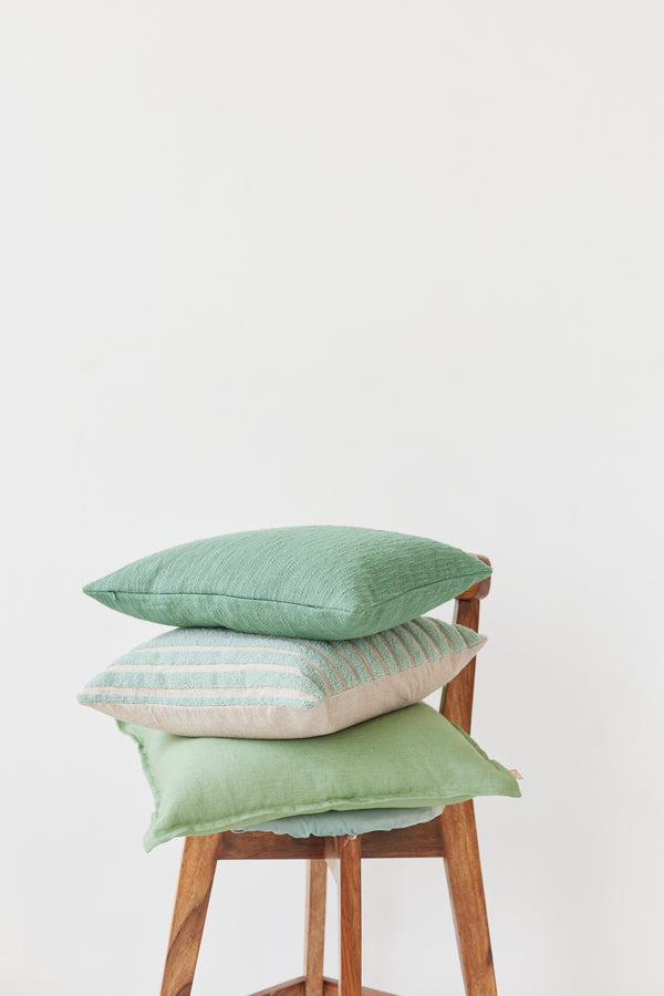 Pistachio Linen Cushion Cover