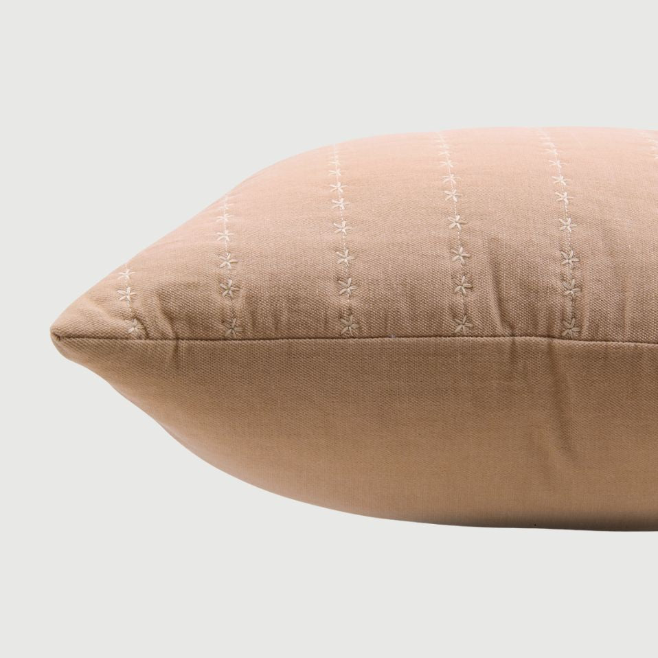 Sitara Baby Pink Velvet Cushion Cover