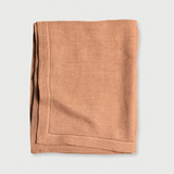 Spice Herringbone Linen Table Cover