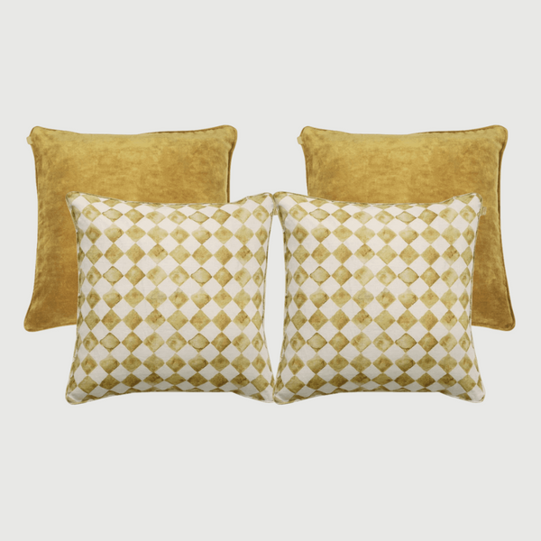 Ochre Cushion Gift Set