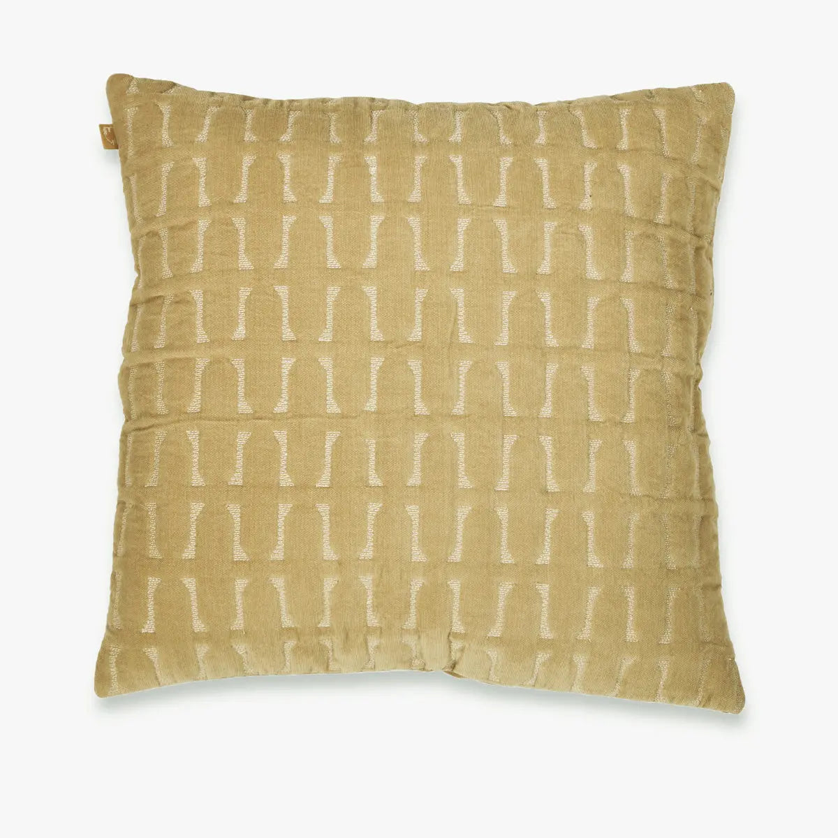 Twig Sand Embroidered Velvet Cushion Cover SanctuaryLiving