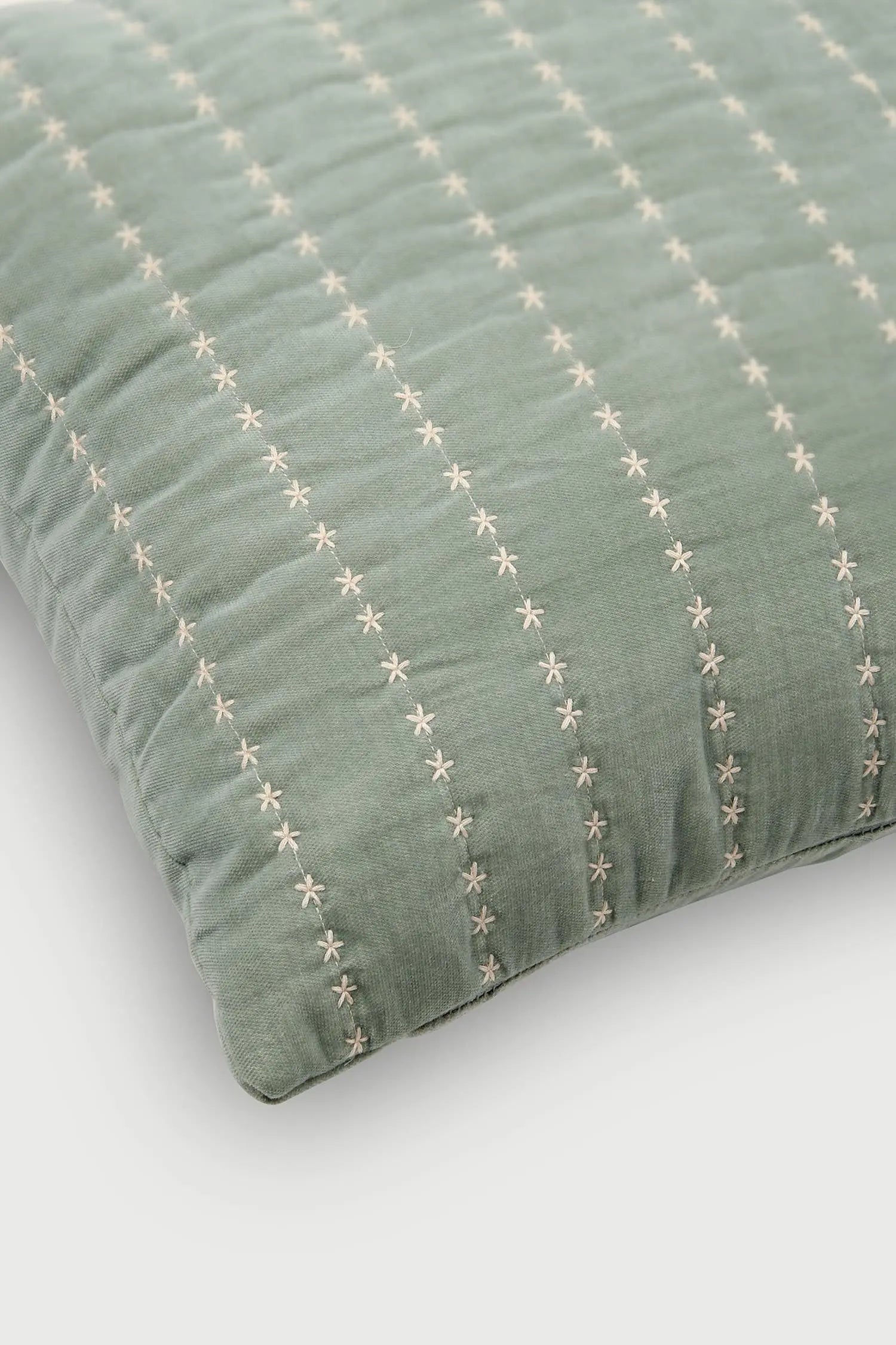 Sitara Duck Egg Velvet Cushion Cover SanctuaryLiving