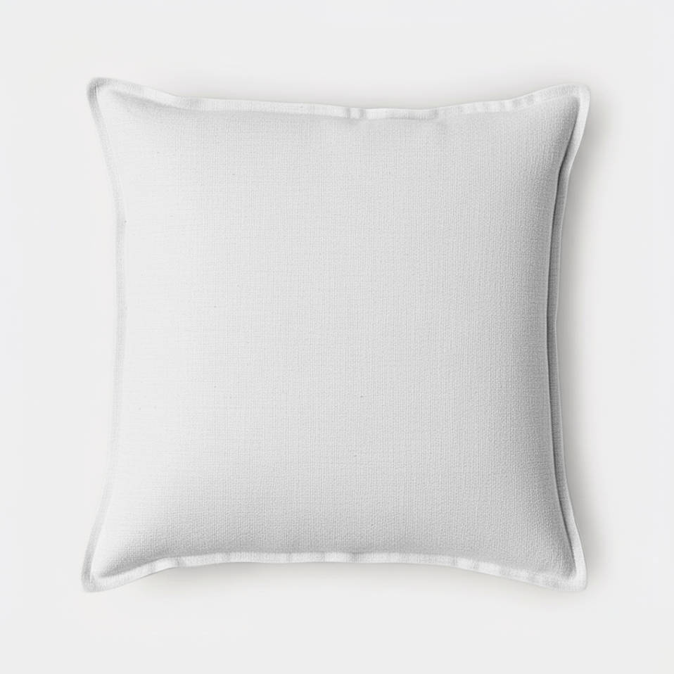 White Linen Euro Sham