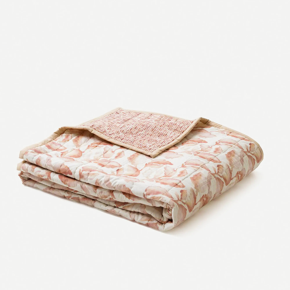 Speckle Spice Kantha Cotton Quilt
