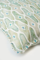 Mosaic Sage Oblong Cushion Cover