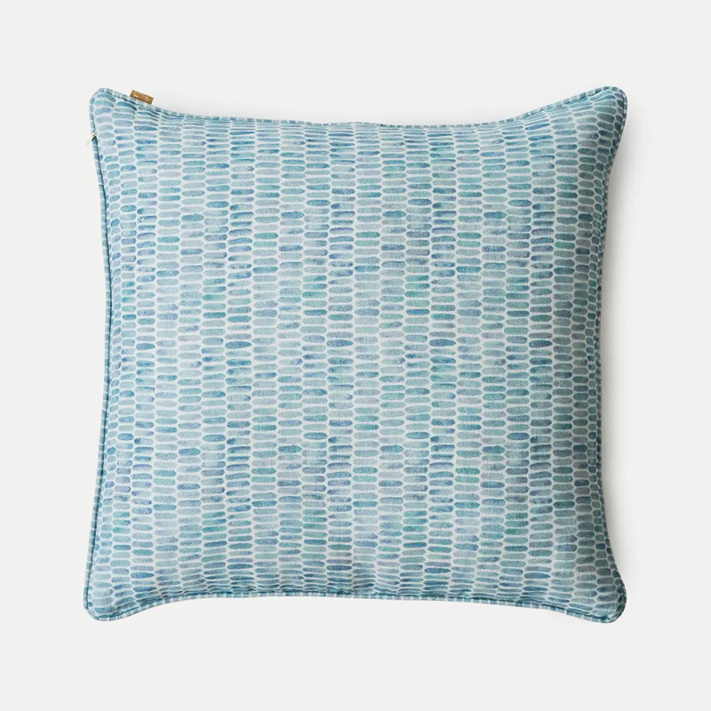Speckle Blue Linen Cushion Cover