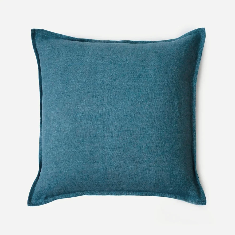 Azure Linen Euro Sham