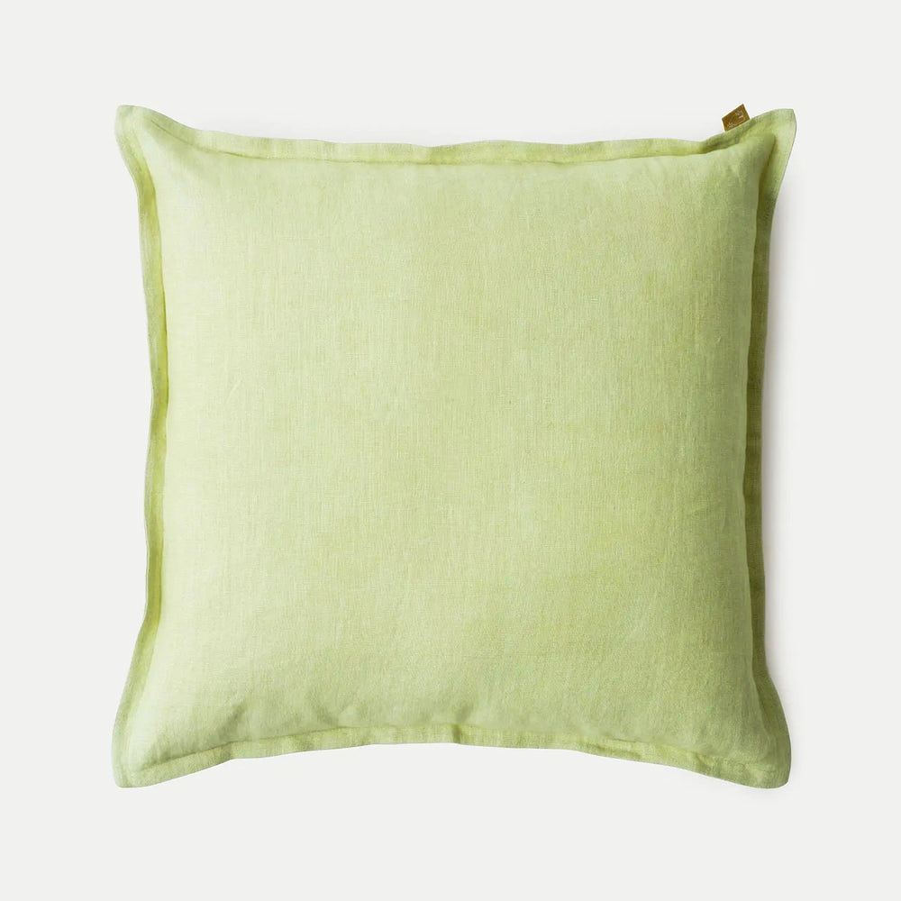 Pistachio Linen Cushion Cover