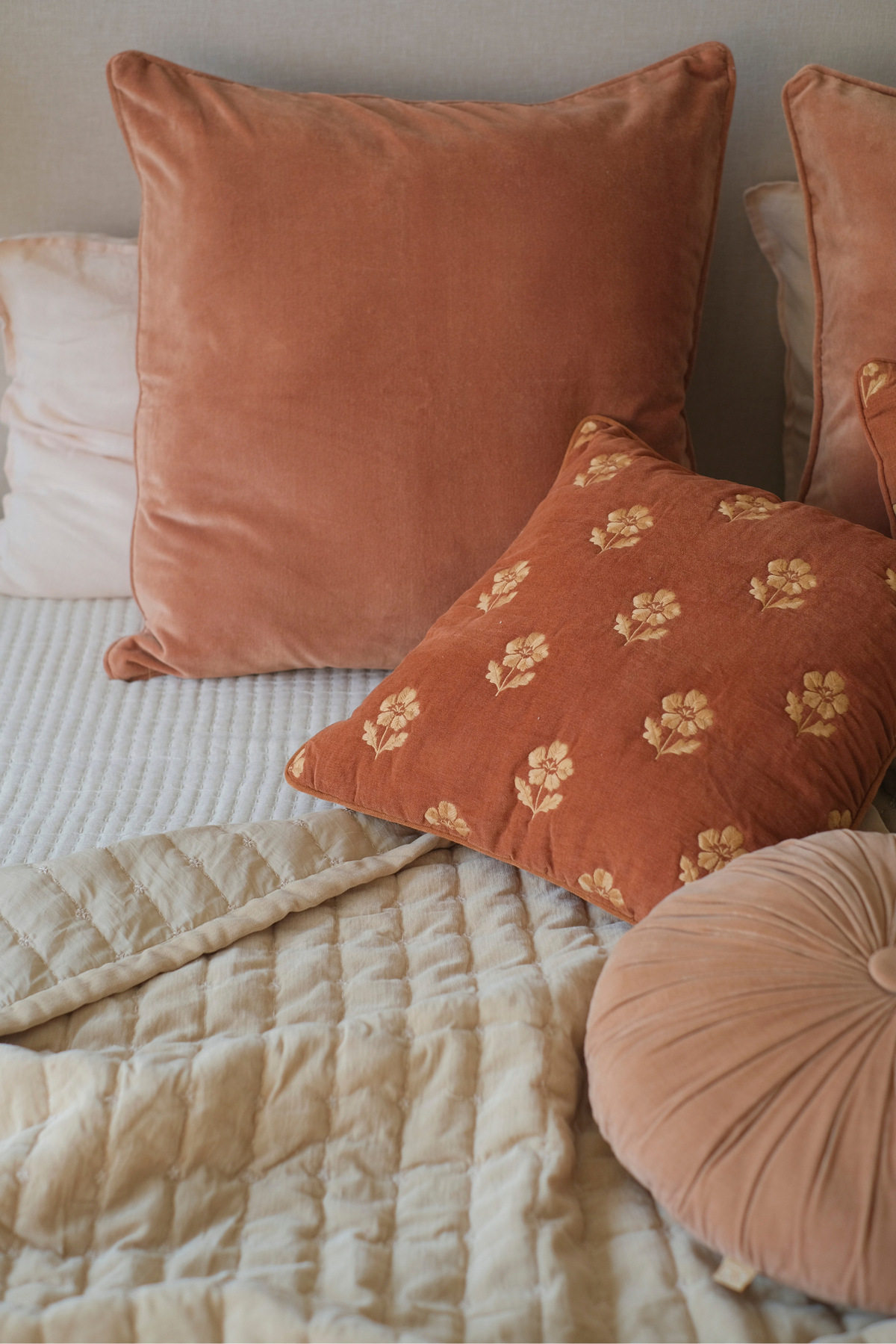 Spice Velvet Euro Sham