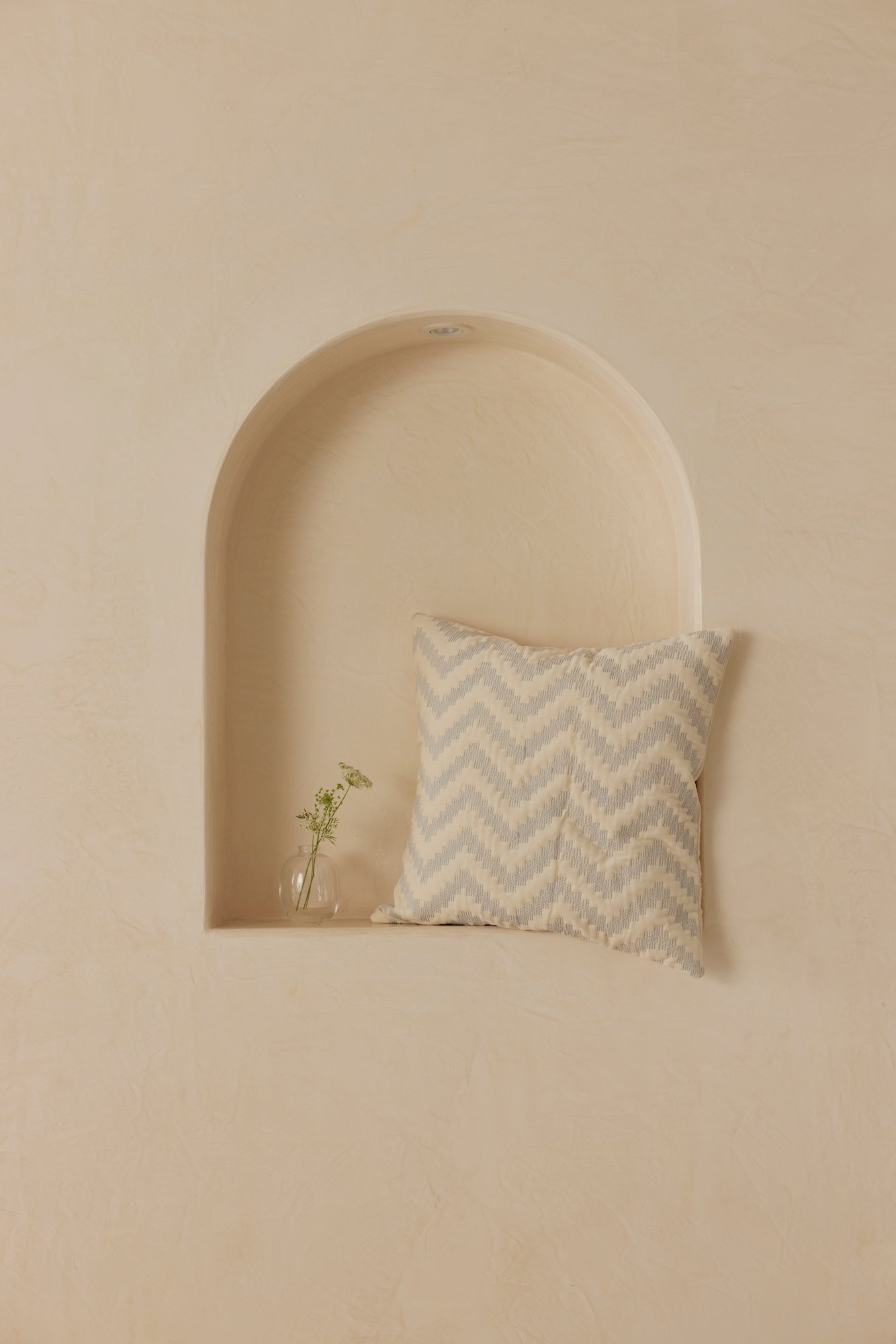 Chevron Green Velvet Cushion Cover