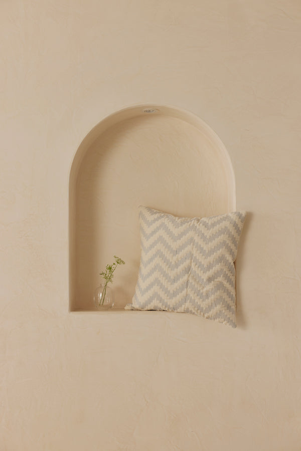 Chevron Blue Cushion Cover