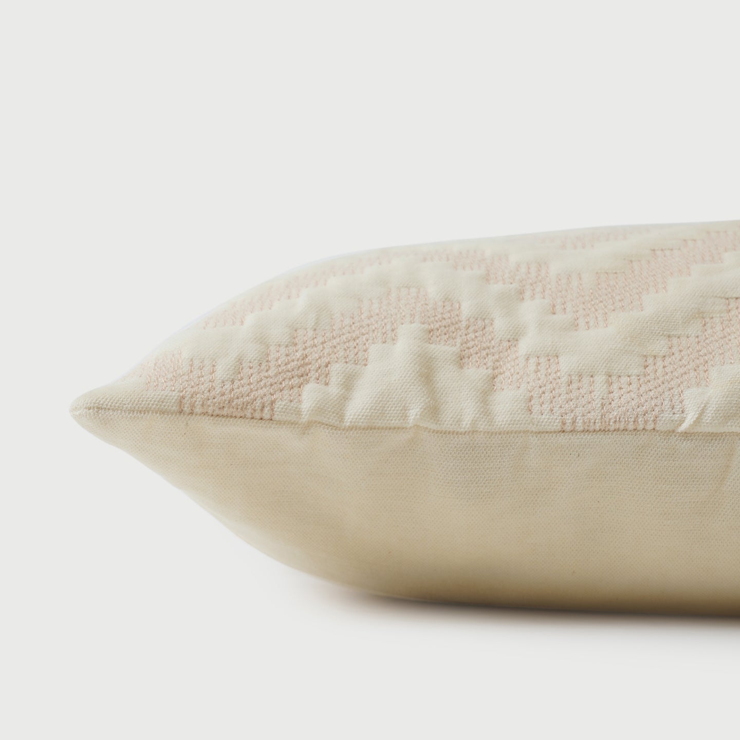 Chevron Blush Velvet Cushion Cover