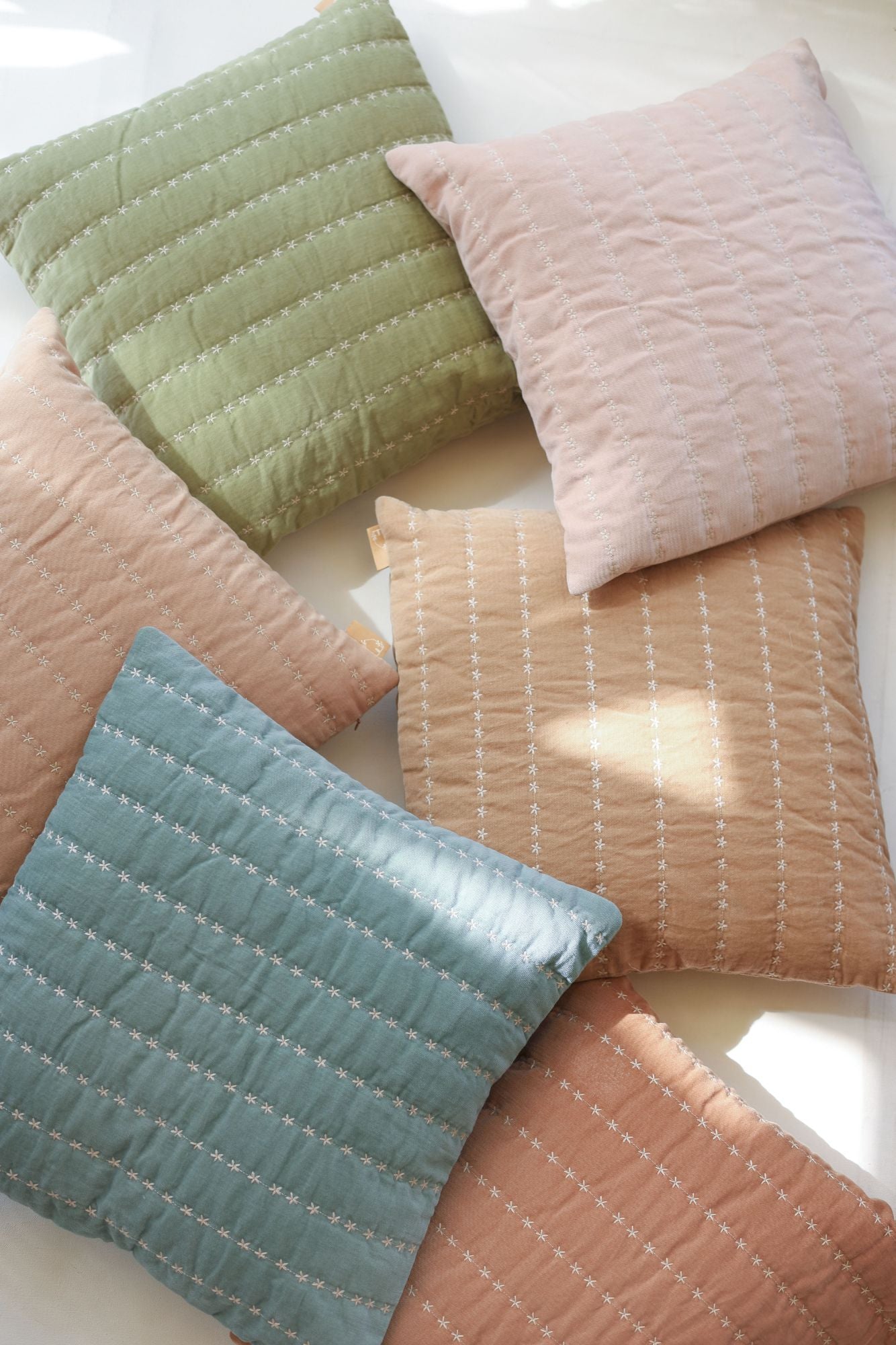 Sitara Sand Velvet Cushion Cover