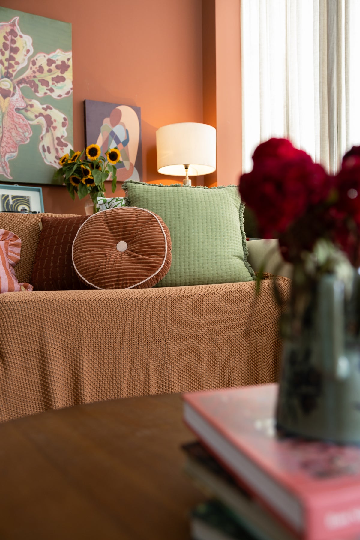 Trail Sage Cotton Cushion Cover