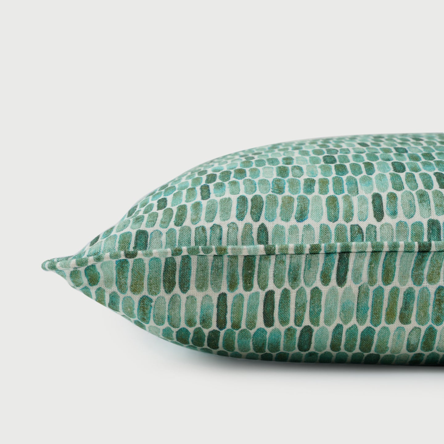 Speckle Teal Linen Cushion Cover